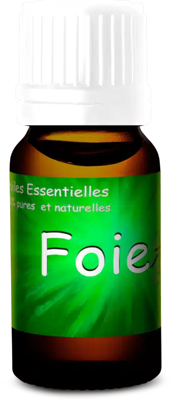 flacon huile essentielle foie