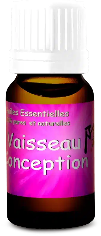 flacon huile essentielle vaisseau conception